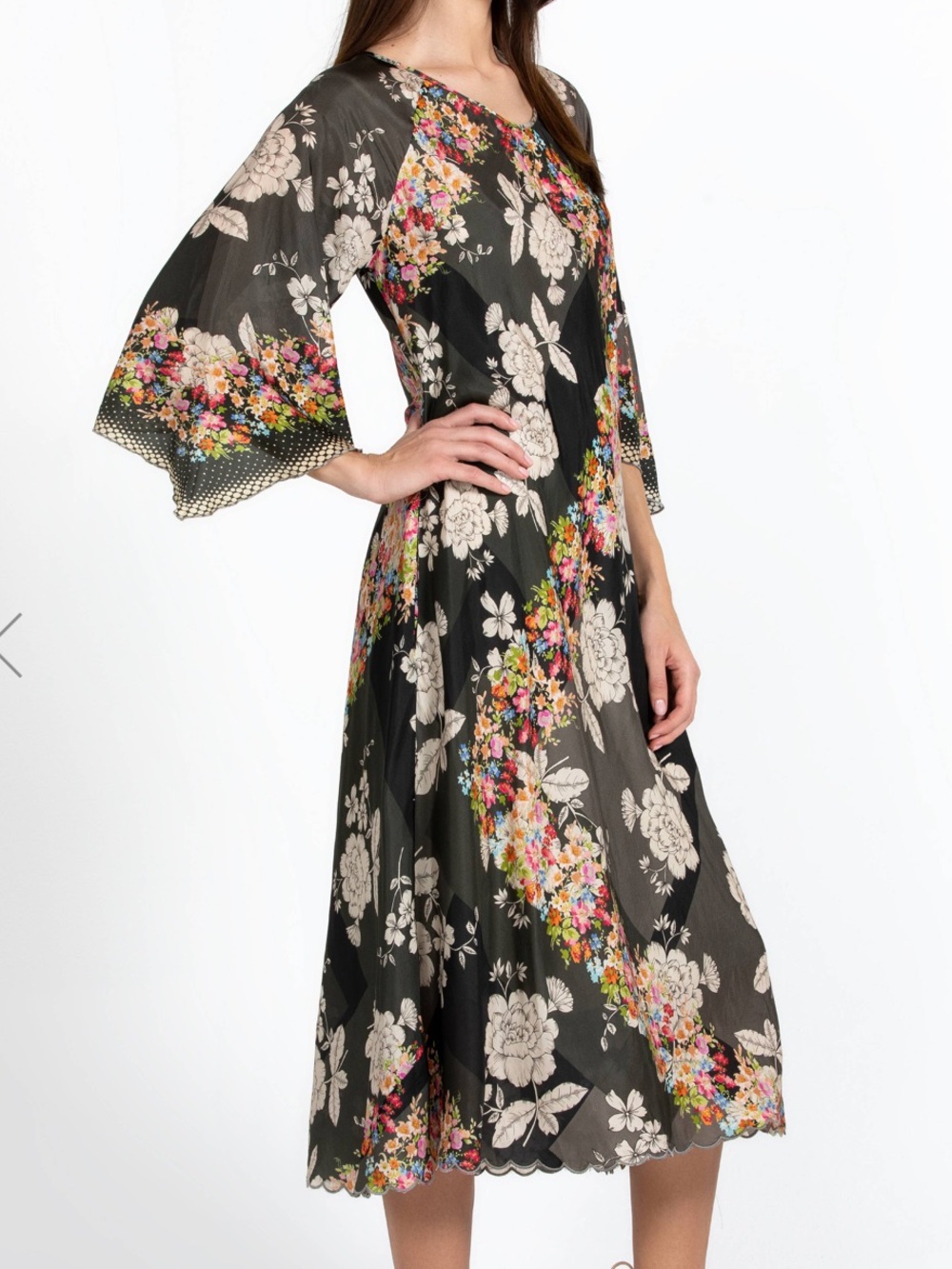 Johnny Was REDLAND RALUCA DRESS * no slip M